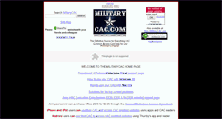 Desktop Screenshot of militarycac.com